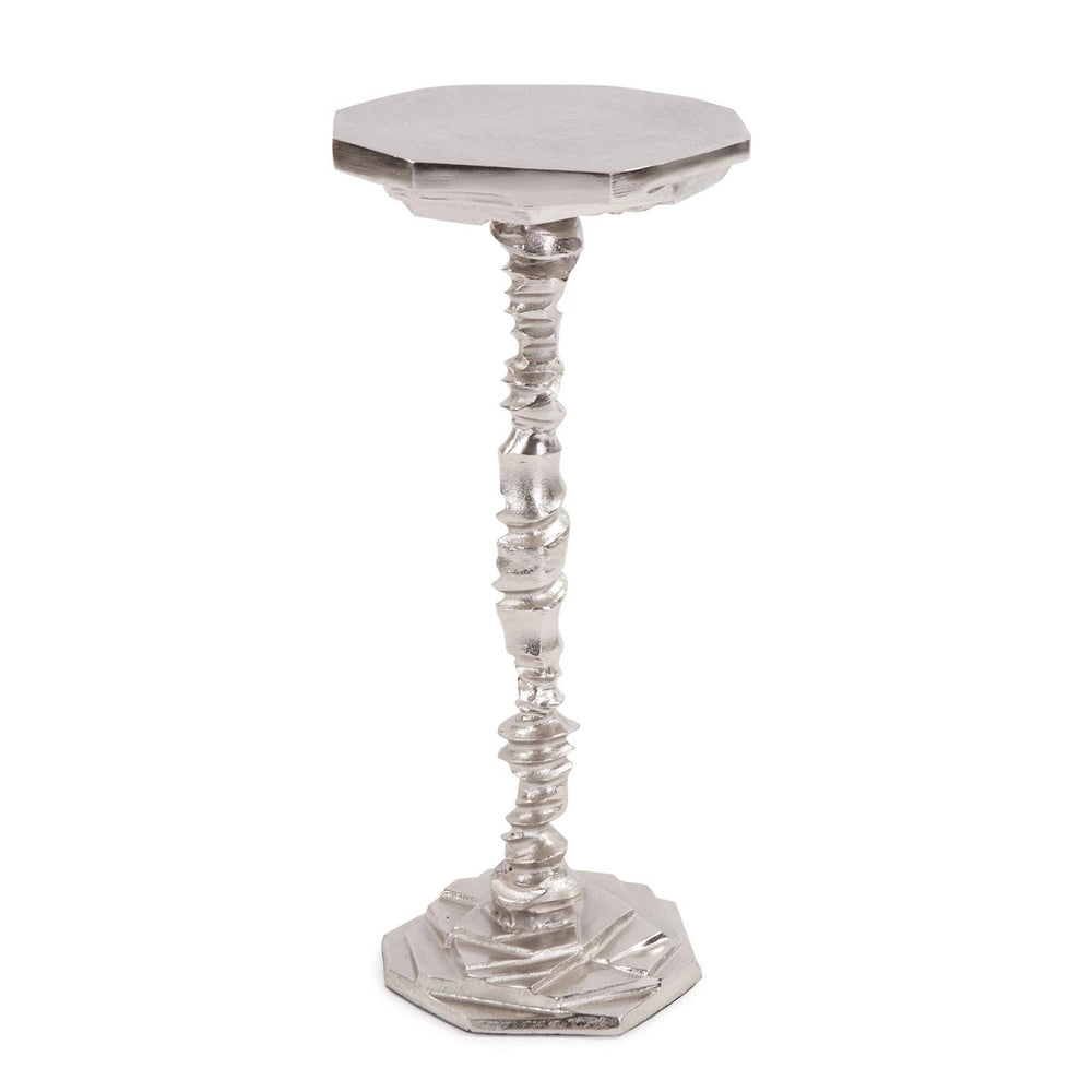 Rock Cut Cast Aluminum Martini Table-The Howard Elliott Collection-HOWARD-23043-Side Tables-2-France and Son