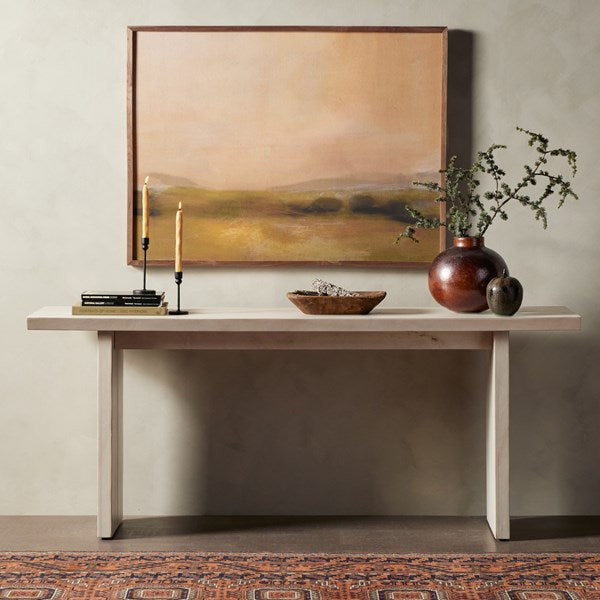 Katarina Console Table-Four Hands-FH-234696-001-Console TablesBleached Guanacaste-2-France and Son