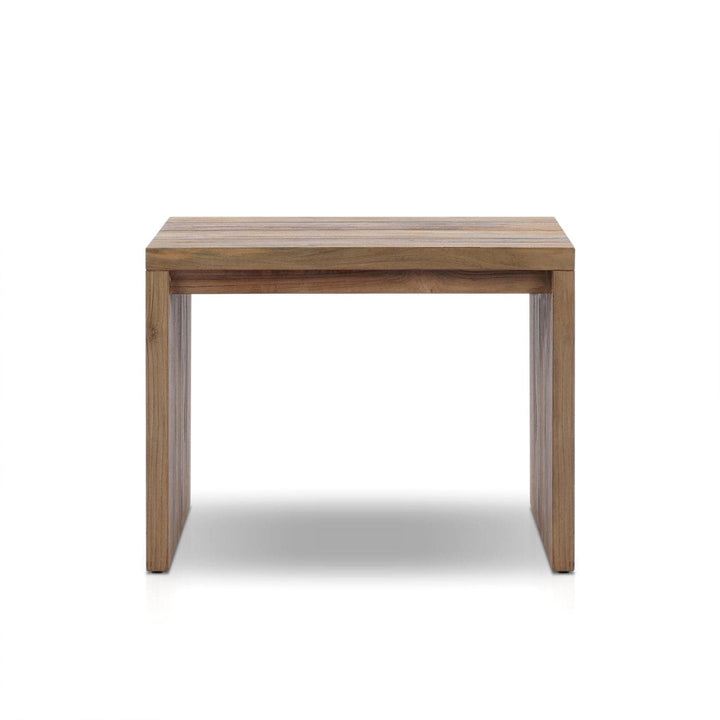 Gilroy Outdoor End Table - Reclaimed Ntrl-Four Hands-FH-235122-001-Outdoor Side Tables-3-France and Son