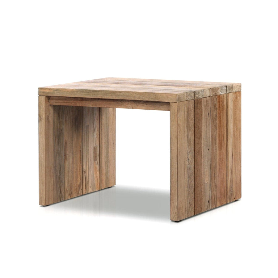 Gilroy Outdoor End Table - Reclaimed Ntrl-Four Hands-FH-235122-001-Outdoor Side Tables-1-France and Son