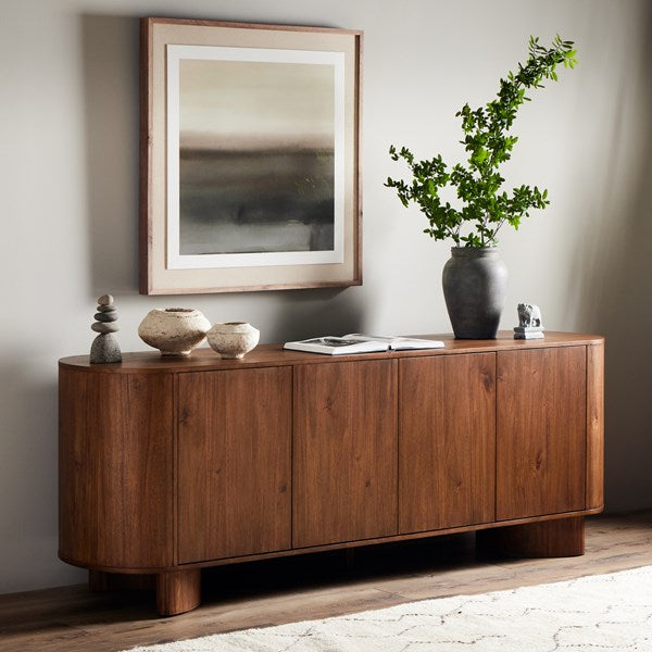 Paden Sideboard - Seasoned Brown Acacia-Four Hands-FH-235536-001-Sideboards & Credenzas-2-France and Son
