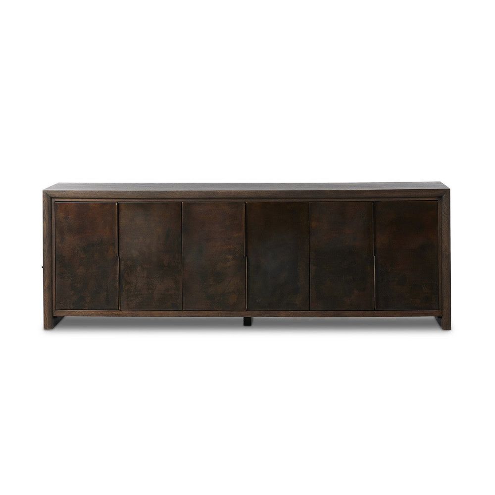Anderson 6 Door Sideboard - Espresso Oak - Dark Brown – France & Son