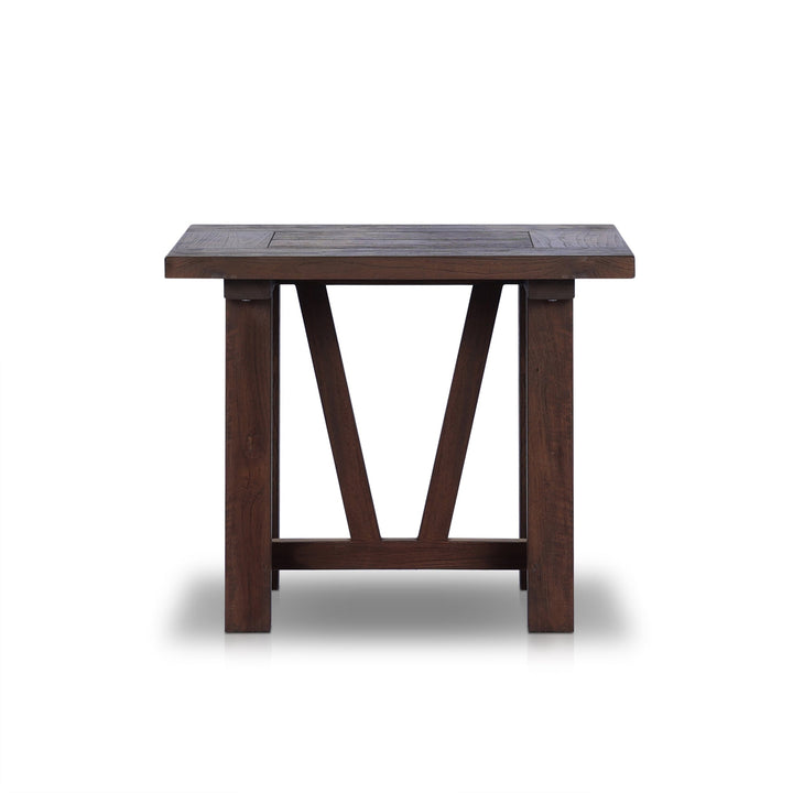 Stewart Outdoor End Table - Heritage-Four Hands-FH-236296-001-Outdoor Side Tables-4-France and Son