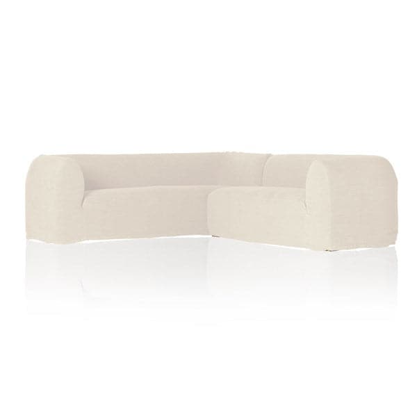 Ainsworth Slipcover Sofa-Four Hands-FH-236299-003-SectionalsRight Arm Facing-Broadway Snow-1-France and Son