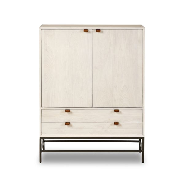 Trey Bar Cabinet-Four Hands-FH-236606-002-Bookcases & CabinetsBlack Wash Poplar-8-France and Son