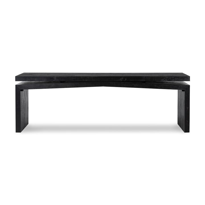 Matthes Console Table-Four Hands-FH-237682-002-Console TablesAged Black - 94"-10-France and Son