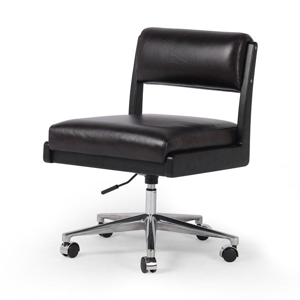 Norris Armless Desk Chair-Four Hands-FH-238205-002-Task ChairsSonoma Black-1-France and Son
