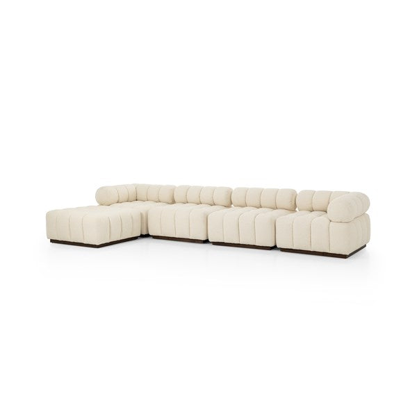 Roma 4 Pc Sectional W/ Ottoman-Four Hands-FH-241255-001-Sectionals-1-France and Son