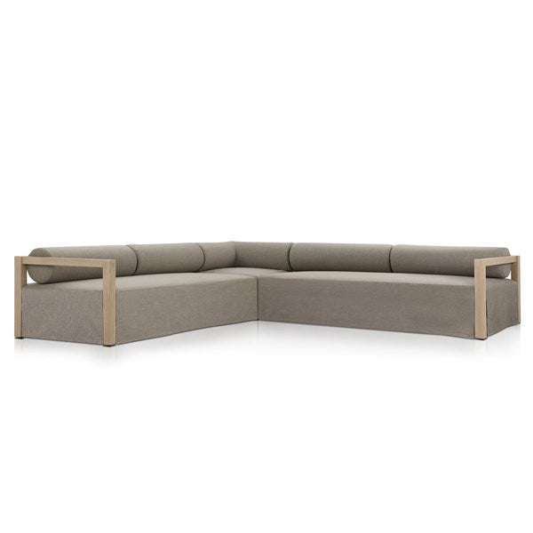 Laskin Outdoor 3pc Sectional-Four Hands-FH-242078-001-Sectionals-1-France and Son