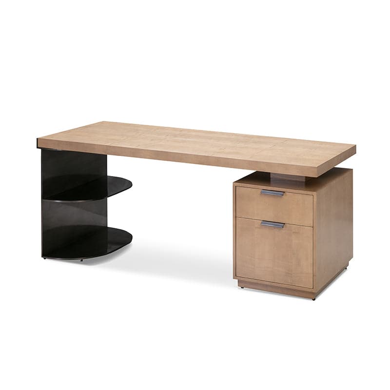 Bolden Desk with File Cabinet-Woodbridge Furniture-WOODB-2506-33-Desks-1-France and Son