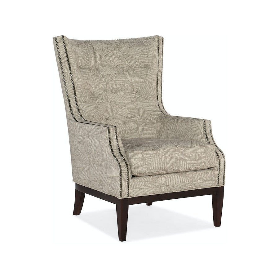 Bona Bella Wing Chair-Hooker Furniture Custom-HFC-2538-Dining Chairs-1-France and Son