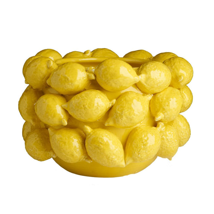 Ceramic Lemon Planter-ABIGAILS-ABIGAILS-260199-PlantersYellow-3-France and Son