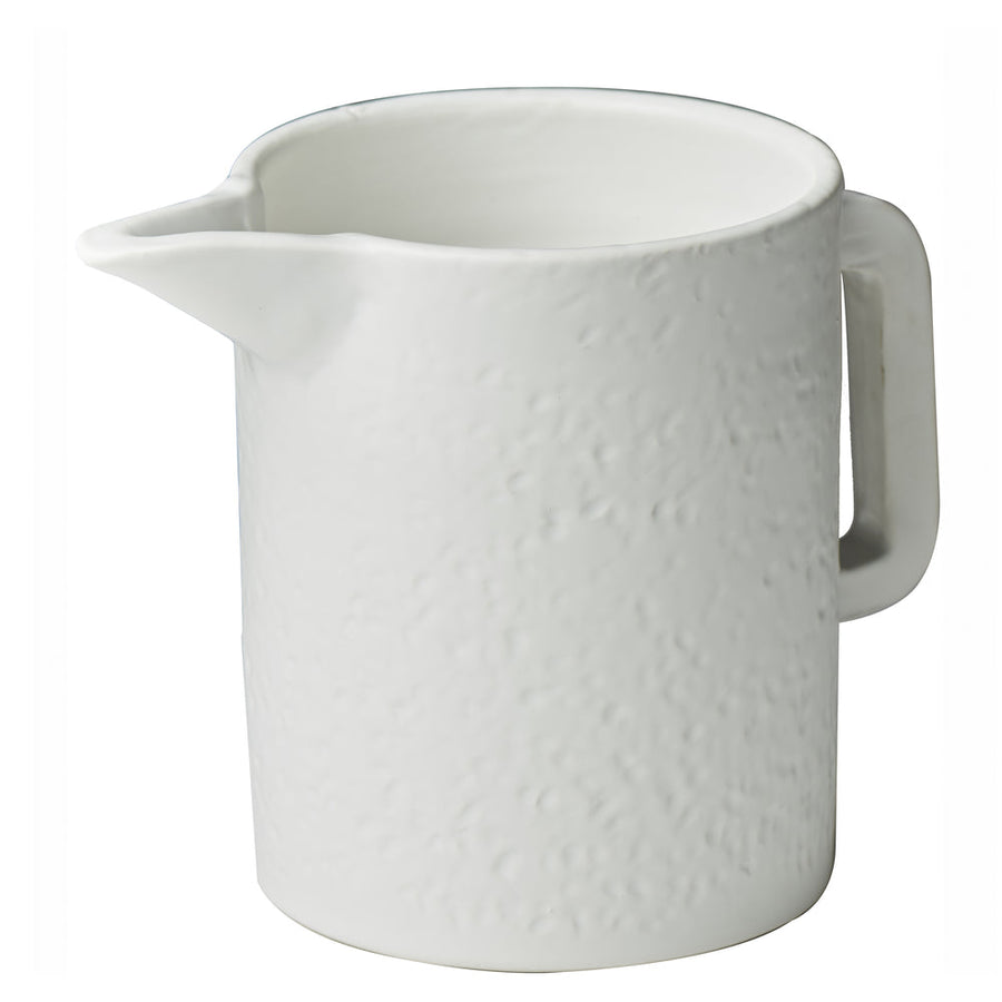 Domino Hammered Pitcher-ABIGAILS-ABIGAILS-260256-Decorative ObjectsWhite-1-France and Son
