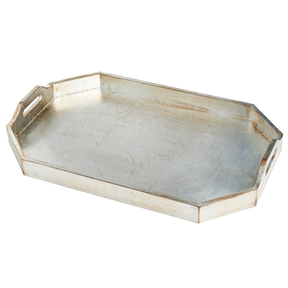 Rectangle Tray, Large-ABIGAILS-ABIGAILS-263001-TraysSilver Finish-2-France and Son