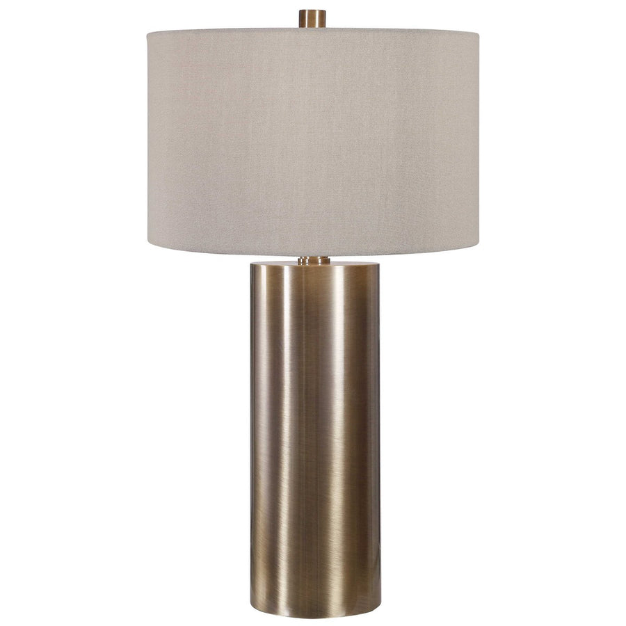 Taria Brushed Brass Table Lamp-Uttermost-UTTM-26384-1-Table Lamps-1-France and Son