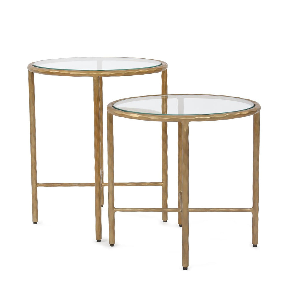 The Tetro Oval Nesting Table-The Howard Elliott Collection-HOWARD-27026-Side TablesTall-2-France and Son