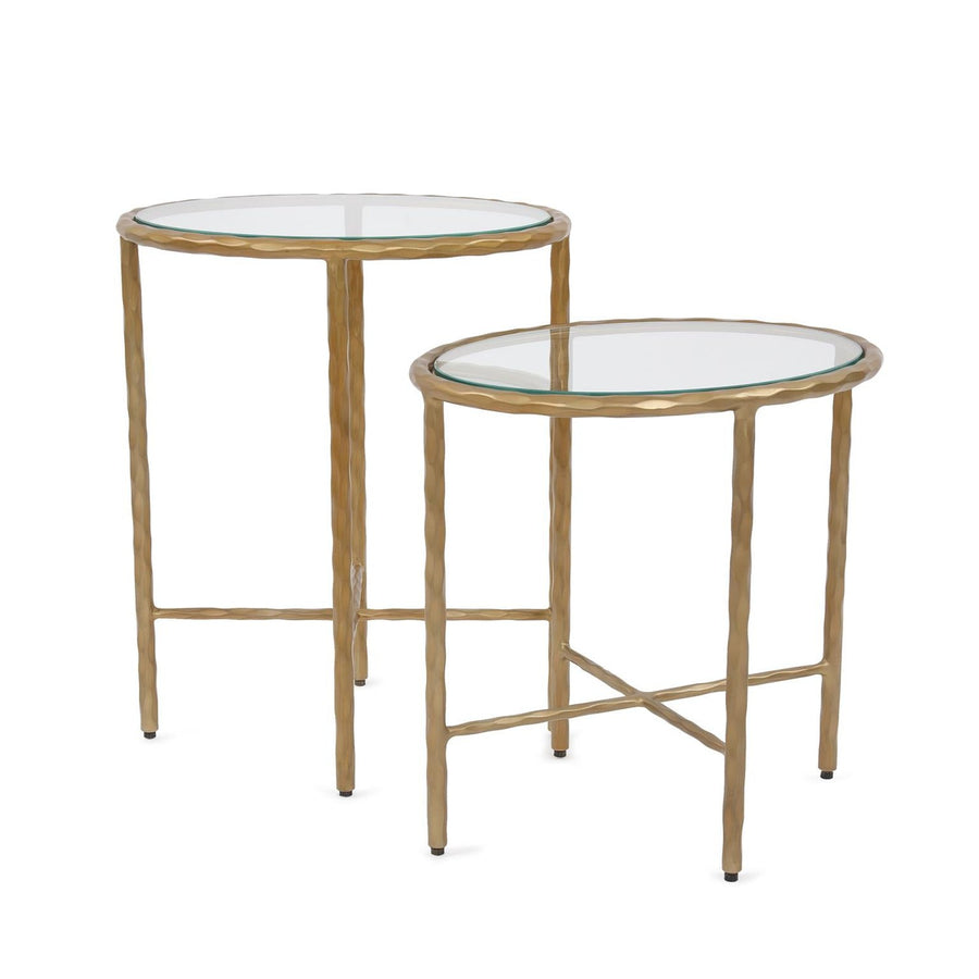 The Tetro Oval Nesting Table-The Howard Elliott Collection-HOWARD-27026-Side TablesTall-1-France and Son