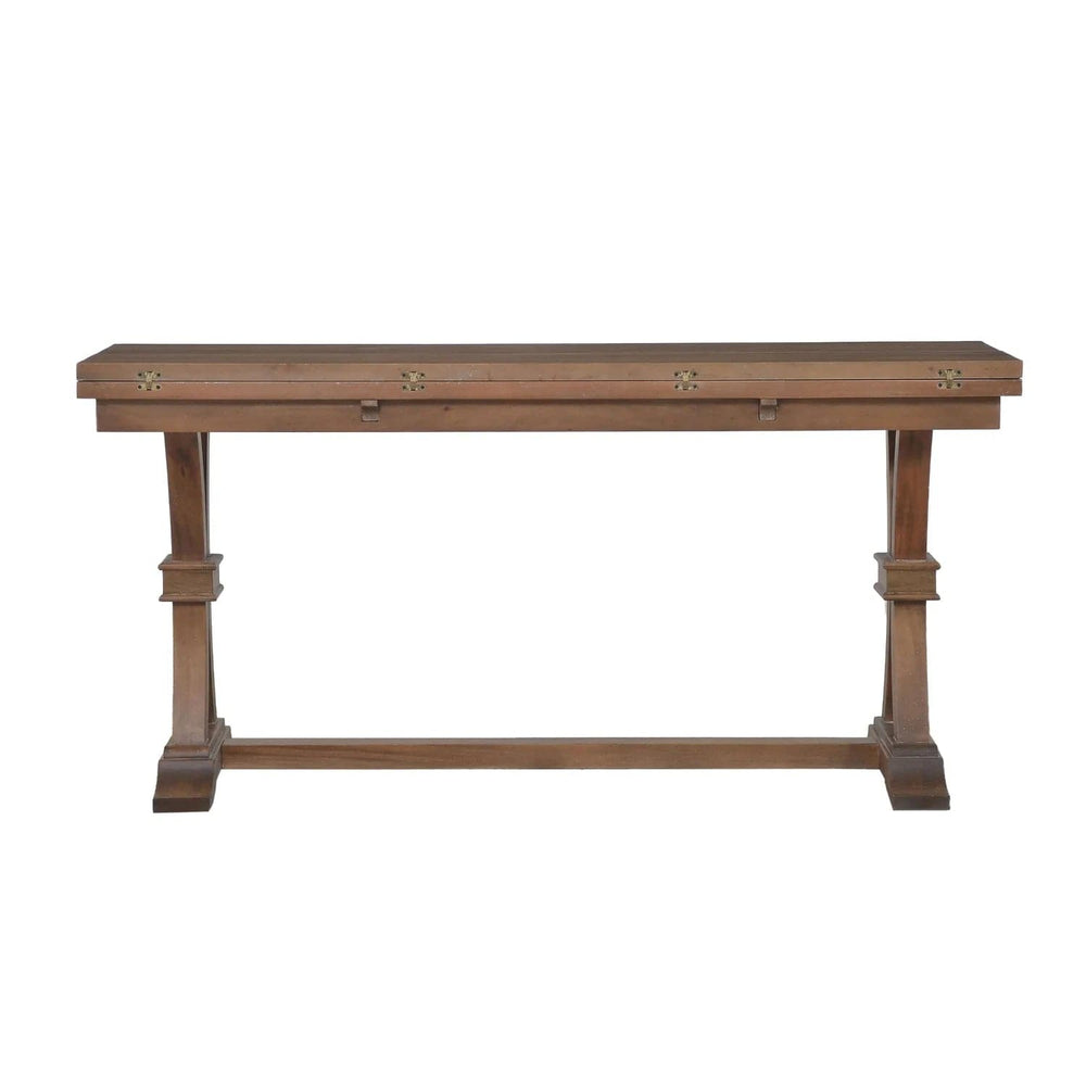 Archer Folding Top Sofa Table-Bramble-BRAM-27701STW-Console Tables-2-France and Son