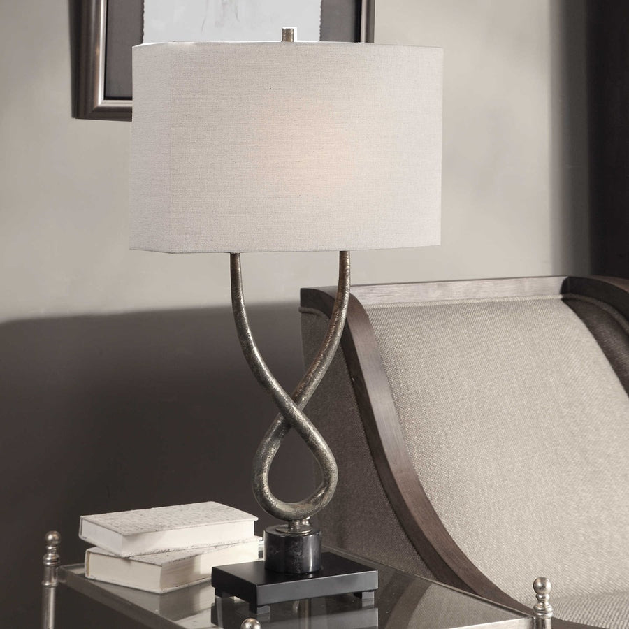 Talema Lamp - Aged Silver-Uttermost-UTTM-27811-1-Table Lamps-1-France and Son