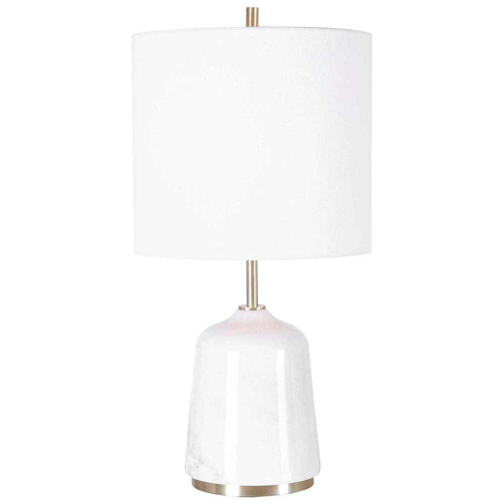 Eloise Table Lamp - White Marble-Uttermost-UTTM-28332-1-Table Lamps-2-France and Son