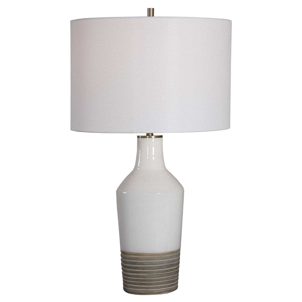 Dakota Table Lamp - White-Uttermost-UTTM-28398-1-Table Lamps-2-France and Son