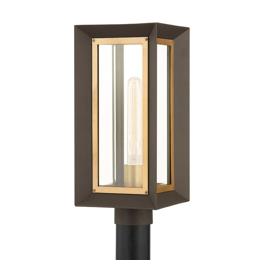 Lowry Post Lantern-Troy Lighting-TROY-P4055-TBZ/PBR-Outdoor Post Lanterns-1-France and Son