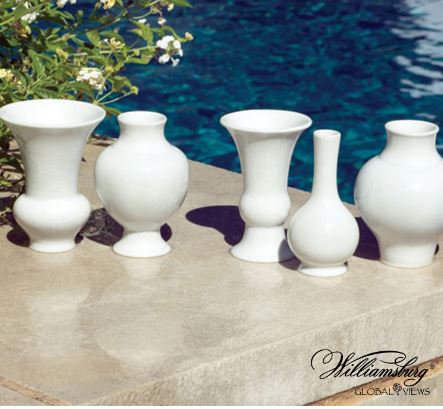 S/5 Mini Chinoise Vases-Global Views-GVSA-4.80150-VasesMatte Black-5-France and Son