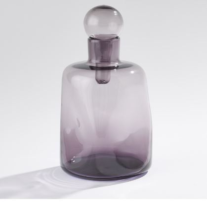 Pinched Decanter-Short-Global Views-GVSA-7.30306-Bar DecorPurple-5-France and Son