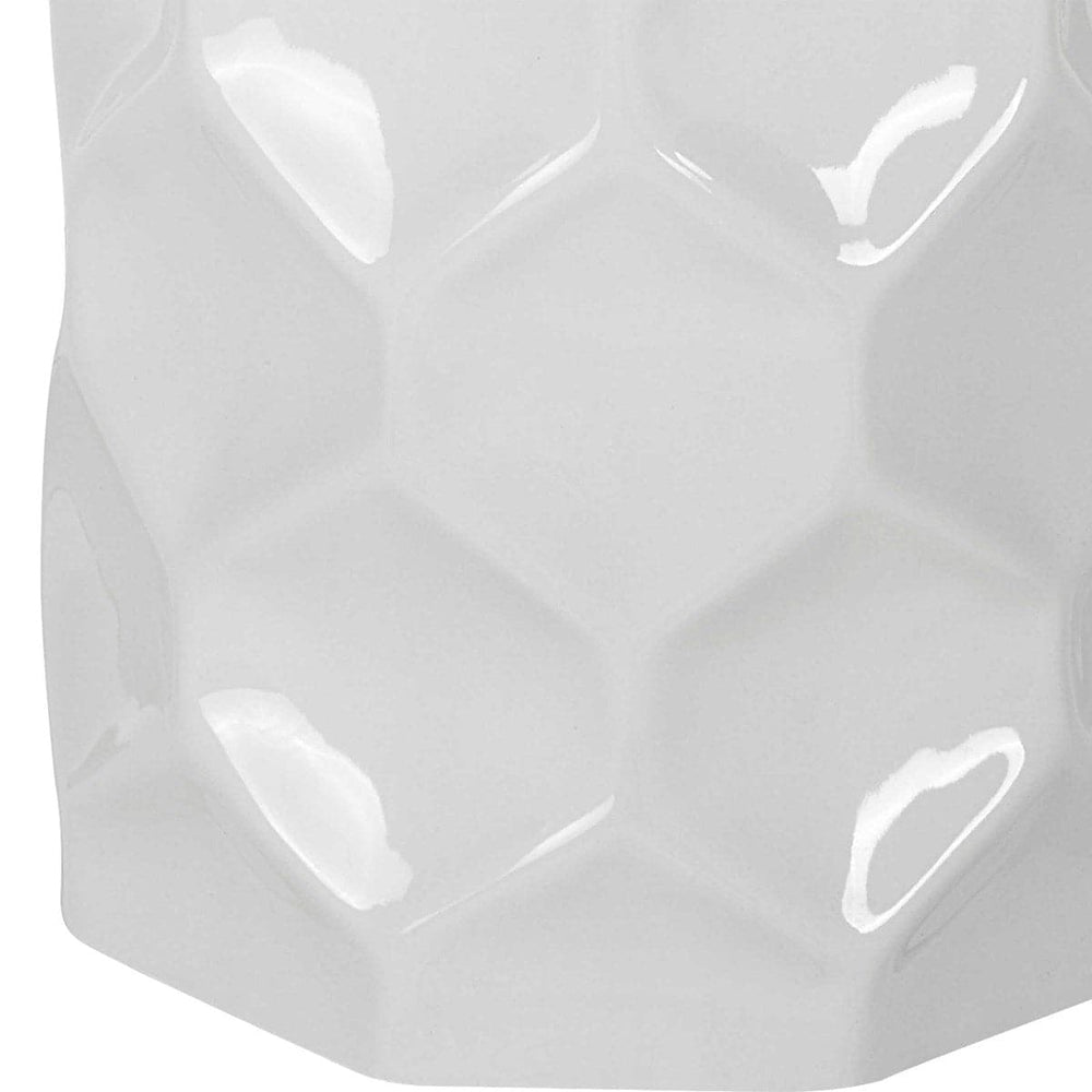 Honeycomb White Table Lamp-Uttermost-UTTM-30181-1-Table Lamps-2-France and Son