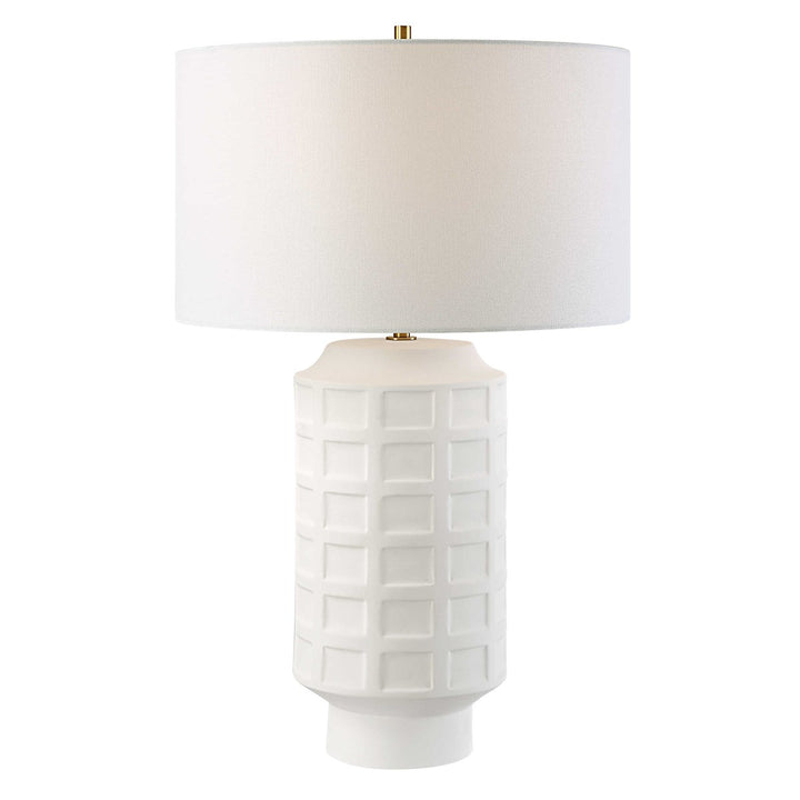 Uttermost Window Pane White Table Lamp-Uttermost-UTTM-30239-Table Lamps-2-France and Son