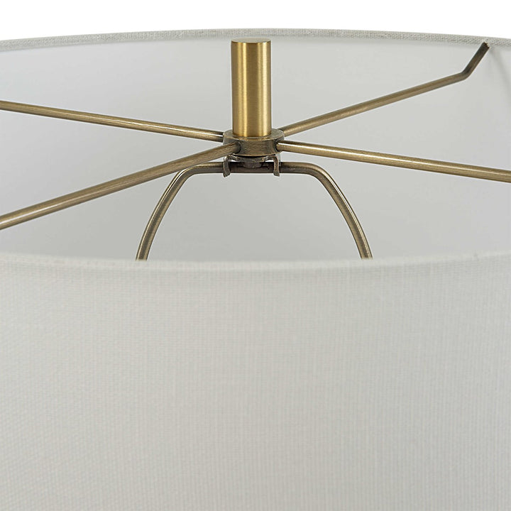 Uttermost Window Pane White Table Lamp-Uttermost-UTTM-30239-Table Lamps-4-France and Son