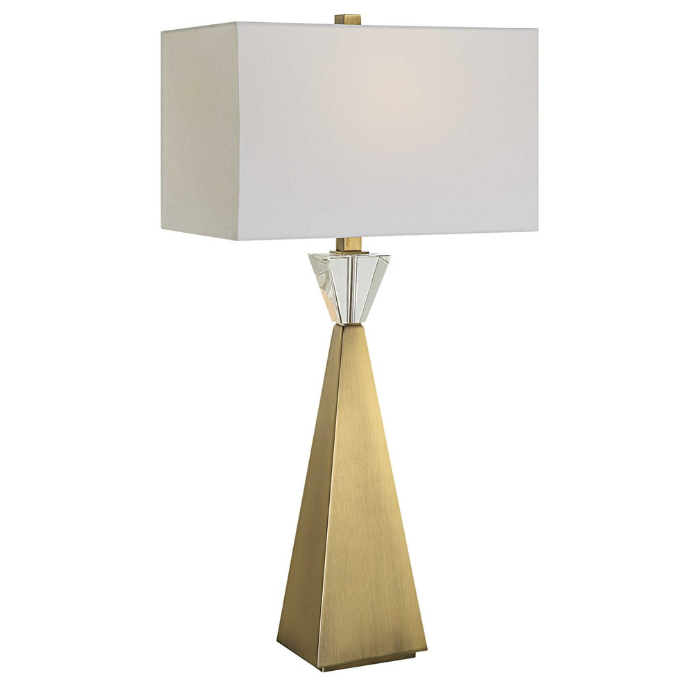 Uttermost Arete Modern Brass Table Lamp-Uttermost-UTTM-30244-Table Lamps-2-France and Son