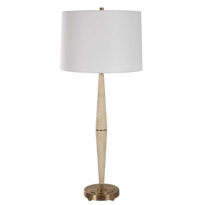 Uttermost Palu Travertine Table Lamp-Uttermost-UTTM-30247-Table Lamps-3-France and Son