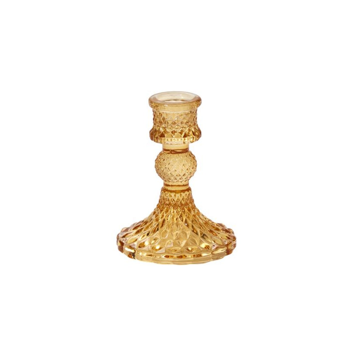 Gillian Candlestick-Accent Decor-ACCENT-32710.22-Candle HoldersSmall-Amber-5-France and Son