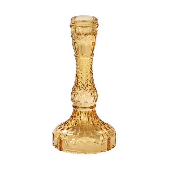 Gillian Candlestick-Accent Decor-ACCENT-32711.22-Candle HoldersLarge-Amber-6-France and Son