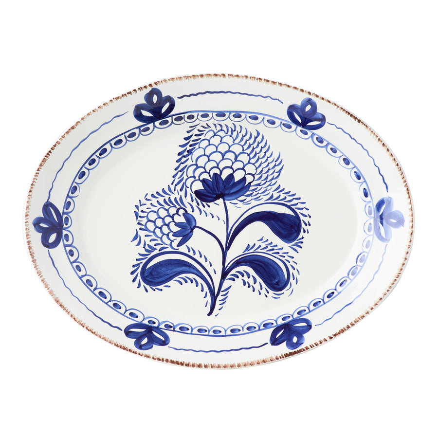 Platter Oval-ABIGAILS-ABIGAILS-403710-Decorative ObjectsBlue/White-1-France and Son