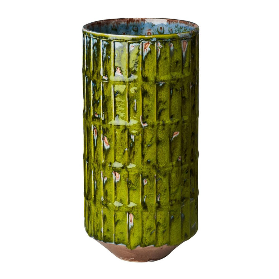 Green Botanical Vase, Large-ABIGAILS-ABIGAILS-408001-Vases-1-France and Son