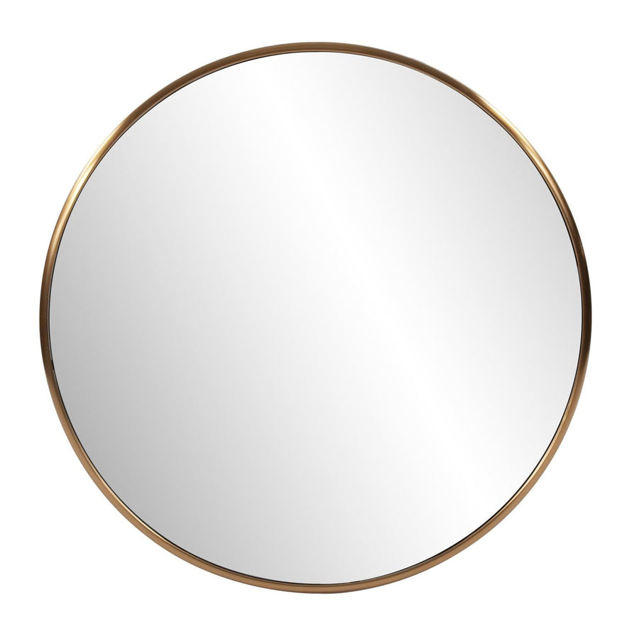 Yorkville Round Mirror-The Howard Elliott Collection-HOWARD-48141-Mirrors32D-Brass-1-France and Son