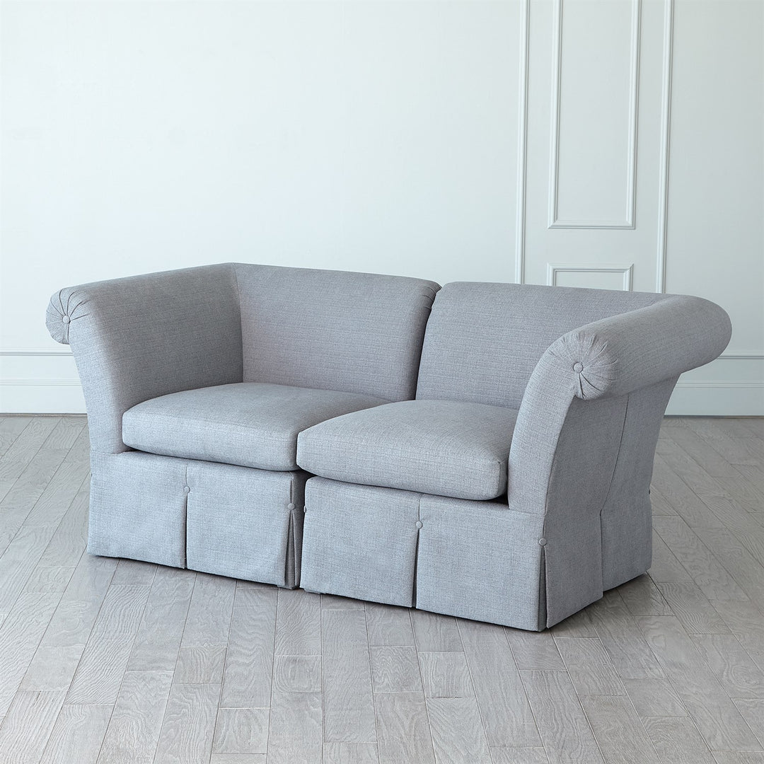 Slipper Sectional - Heather Grey-Global Views-GVSA-2682-SectionalsCorner-7-France and Son