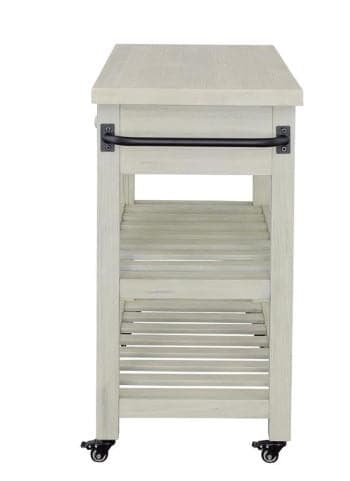 Alcott Orchard Park Two Drawer Kitchen Cart-Coast2Coast Home-C2CA-30434-Bar Storage-4-France and Son