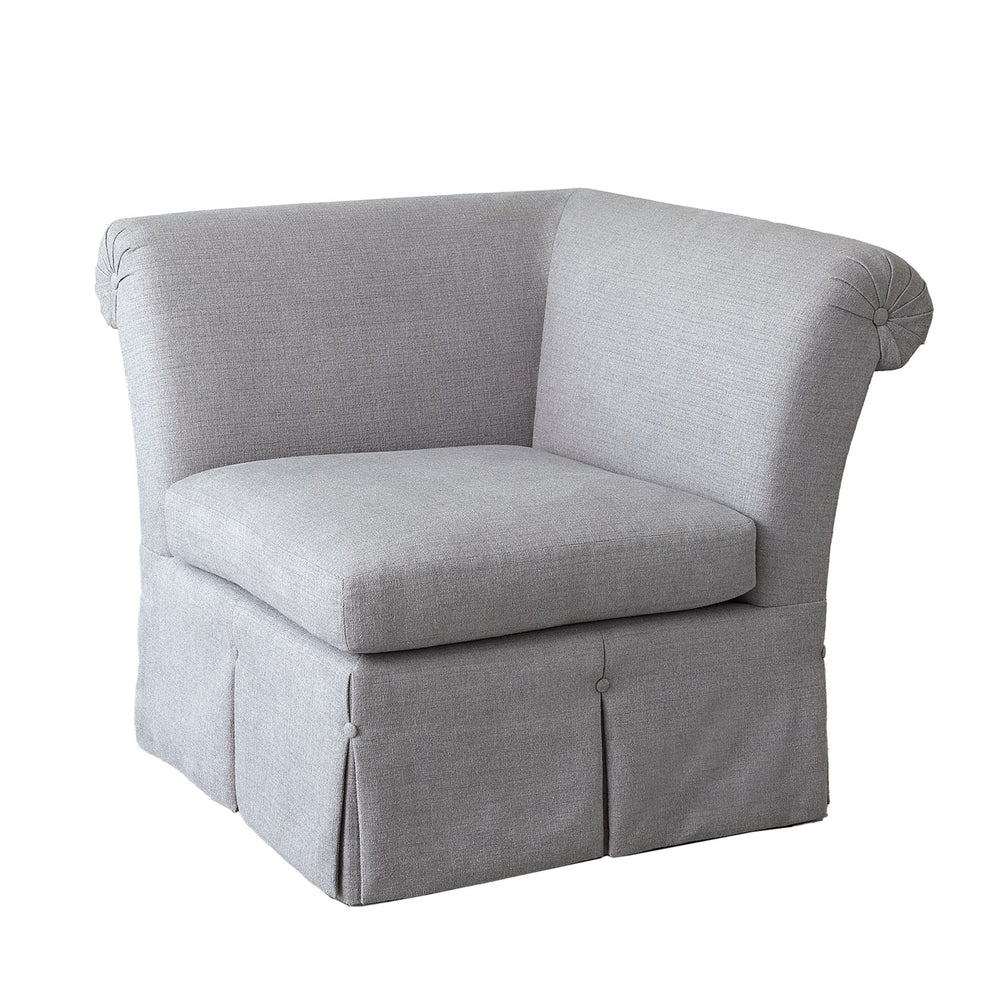 Slipper Sectional - Heather Grey-Global Views-GVSA-2682-SectionalsCorner-2-France and Son