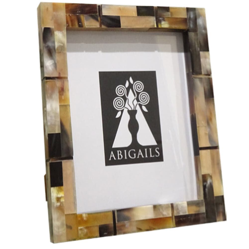 Inlaid Frame 8X10 Photo-ABIGAILS-ABIGAILS-550002-Decorative ObjectsBlack/Brown-2-France and Son