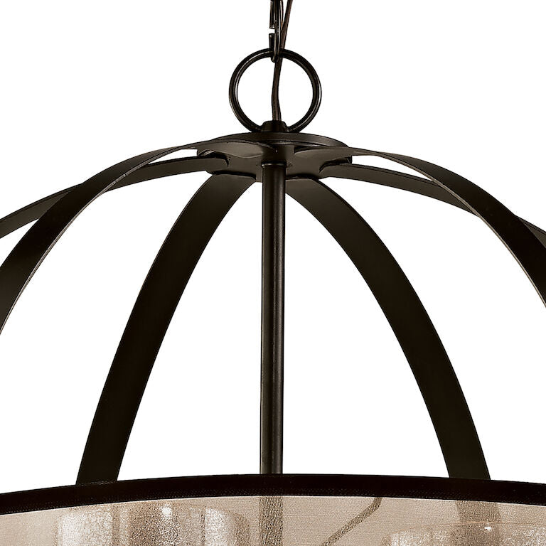 Diffusion 24'' Wide 4-Light Chandelier - Oil Rubbed Bronze-Elk Home-ELK-57029/4-Chandeliers-2-France and Son