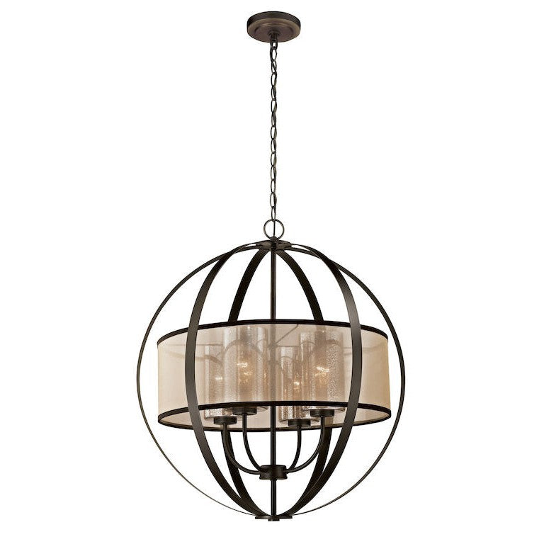 Diffusion 24'' Wide 4-Light Chandelier - Oil Rubbed Bronze-Elk Home-ELK-57029/4-Chandeliers-1-France and Son