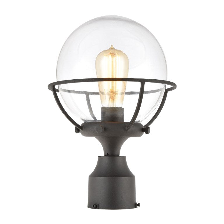 Girard 13'' High 1-Light Outdoor Post Light-Elk Home-ELK-57293/1-Outdoor Post Lanterns-1-France and Son