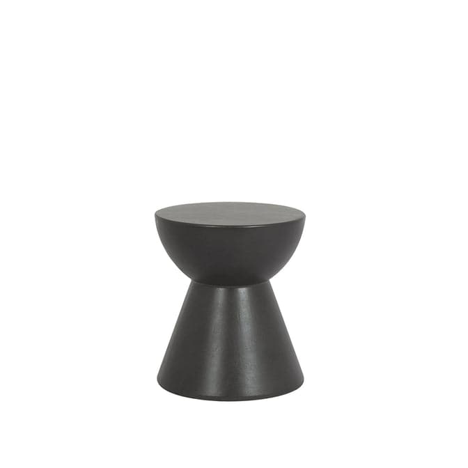 GRC Round End Table - Dark Grey-Sunset West-SUNSET-6203-DRET-Side Tables-1-France and Son