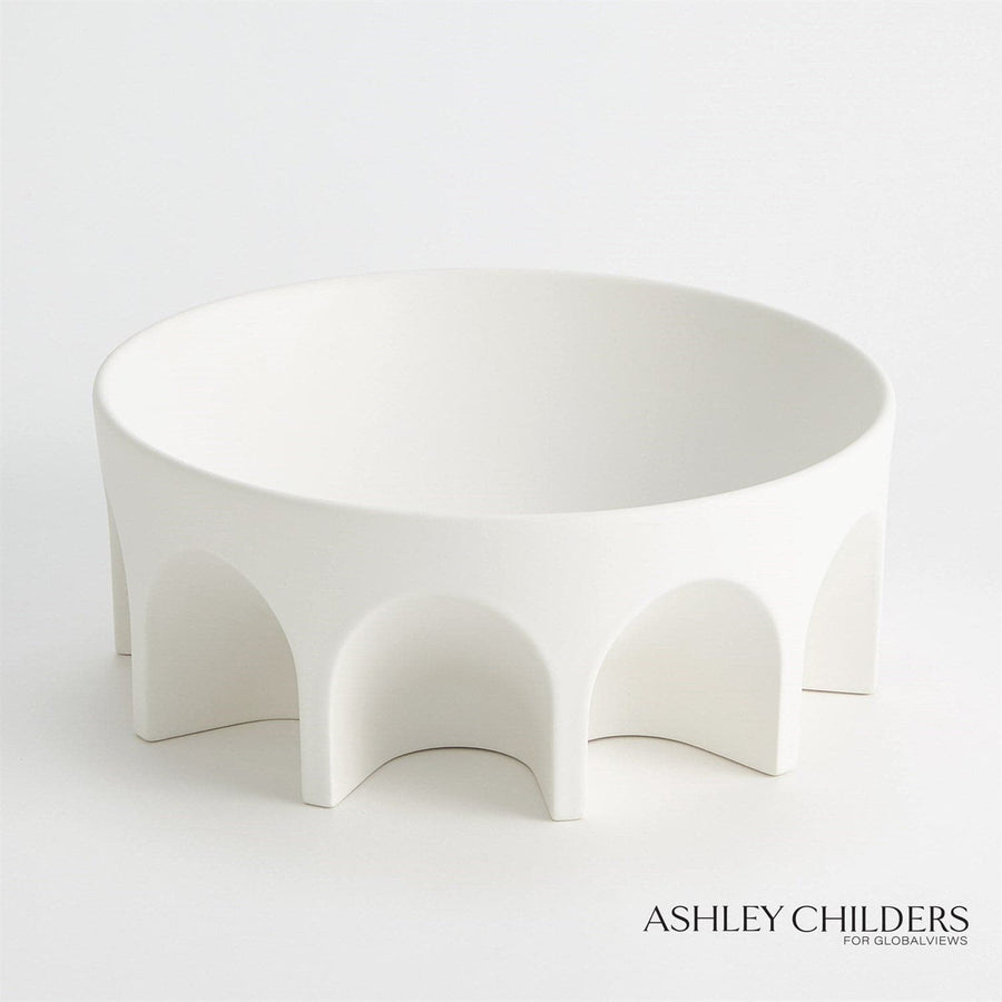 Arches Tabletop Collection-Global Views-GVSA-ASH1.10051-DecorWide Bowl-1-France and Son