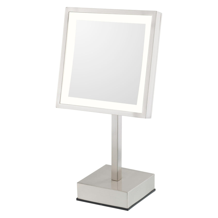Square Freestanding Rechargeable Mirror-Aptations-APT-713-35-43-MirrorsChrome with warm white light-1-France and Son