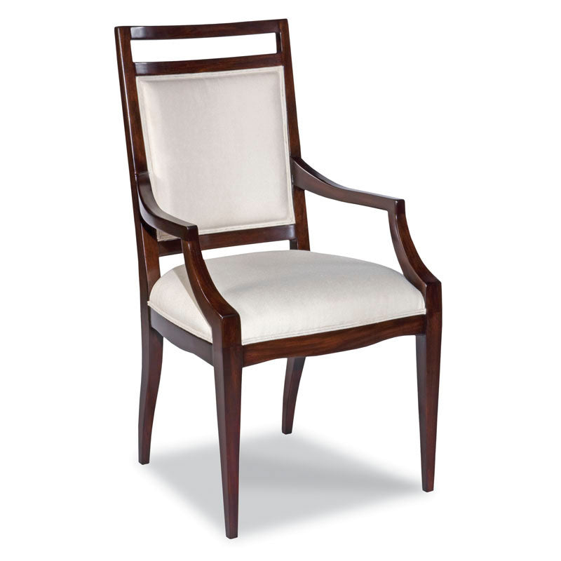 Addison Upholstered Arm Chair-Woodbridge Furniture-WOODB-7143-14-Dining Chairs-2-France and Son