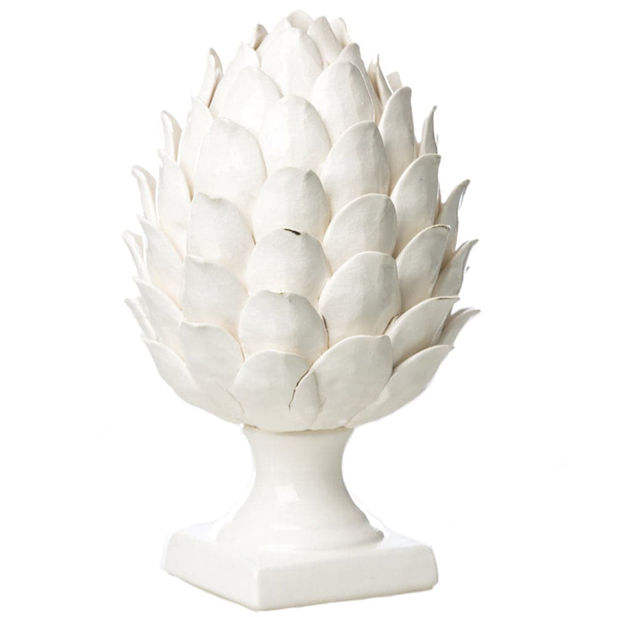 Vinci Ceramic Artichoke-ABIGAILS-ABIGAILS-717800-Decorative ObjectsWhite-1-France and Son